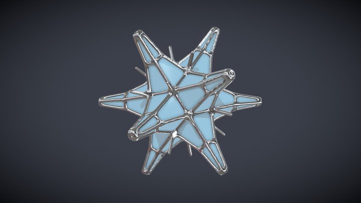 Meta Star Crystal 3D Model