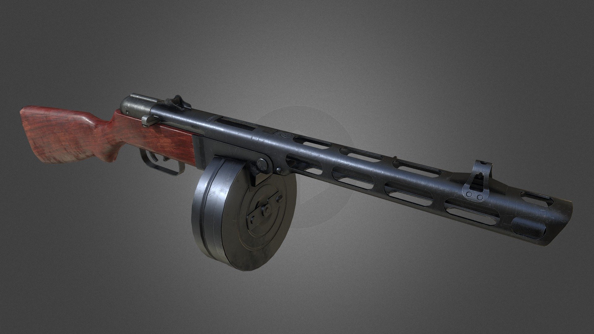 Ppsh 41 Submachine Gun 3D Model By [407e0ba], 47% OFF