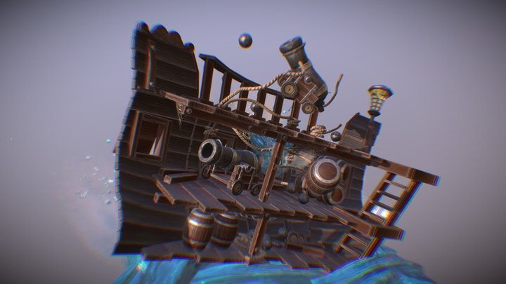 Boat 3D Model