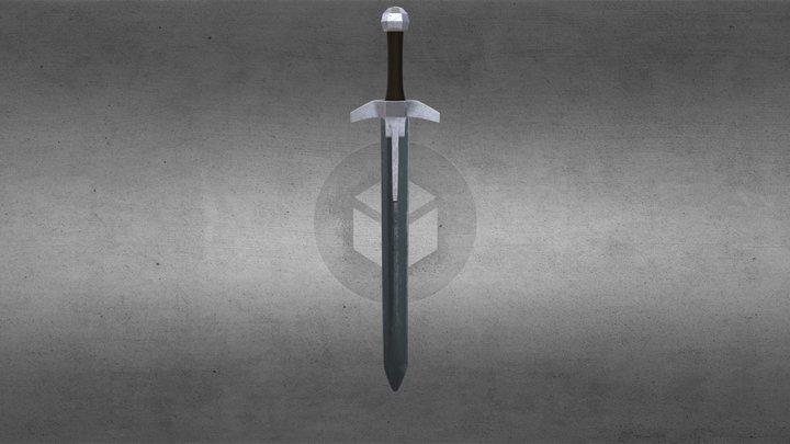espada medieval 3D Model