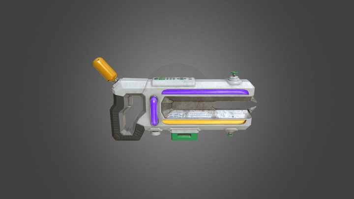 Stylised Weapon Summative 3D Model