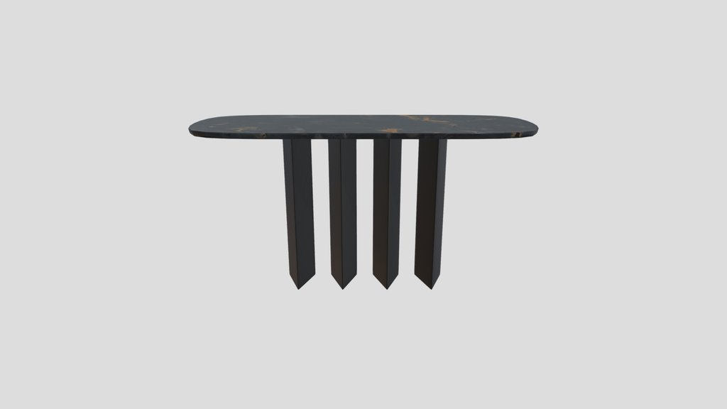 Geometric Console Marble