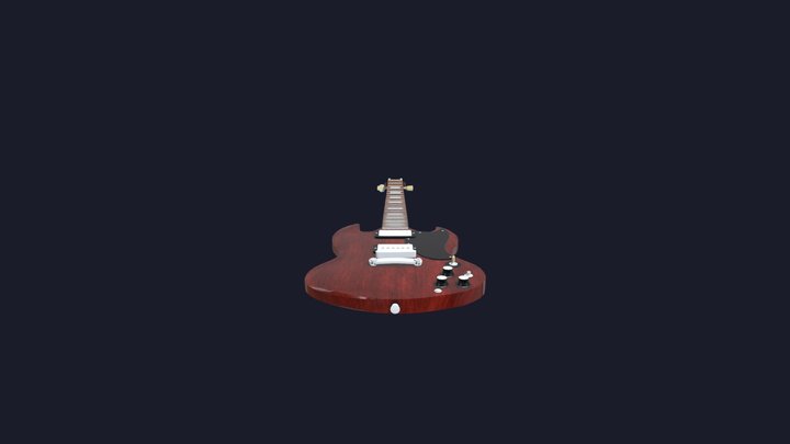SG Guitar 3D Model