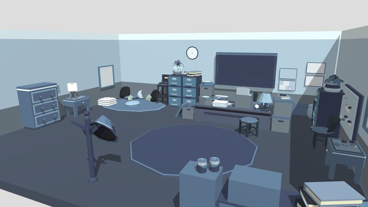 Raccoon Detectable Agency 3D Model