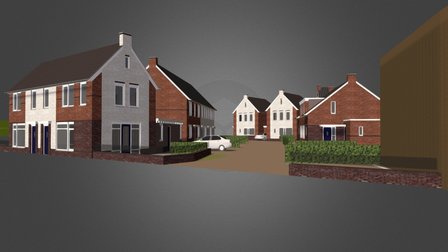 Housing, Aarlanderveen, the Netherlands 3D Model