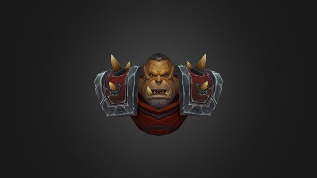 Orc bust 3D Model