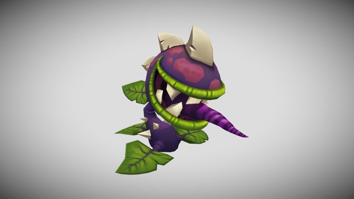 Plants Vs. Zombies 3 (Pre- Alpha) - Chomper 3D Model