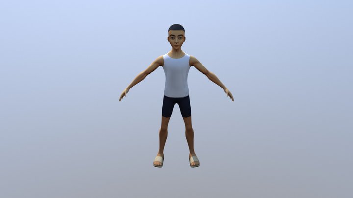 Boy survivor 3D Model