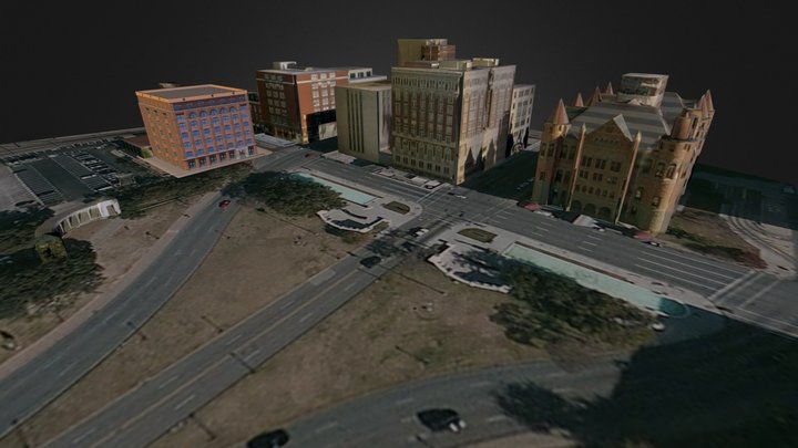 Dealey Plaza With TSBD Model 3D Model
