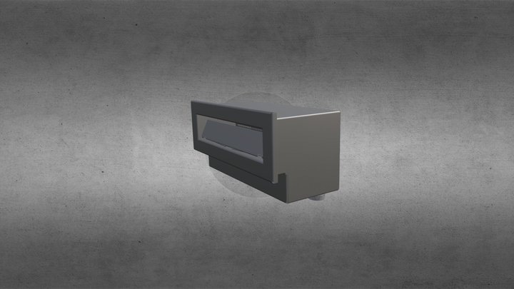 05-900 Скиммер щелевой (плёнка) нижний 3D Model