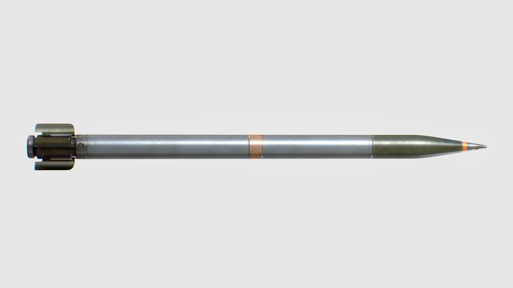 Rocket_BM21-122mm 3D Model