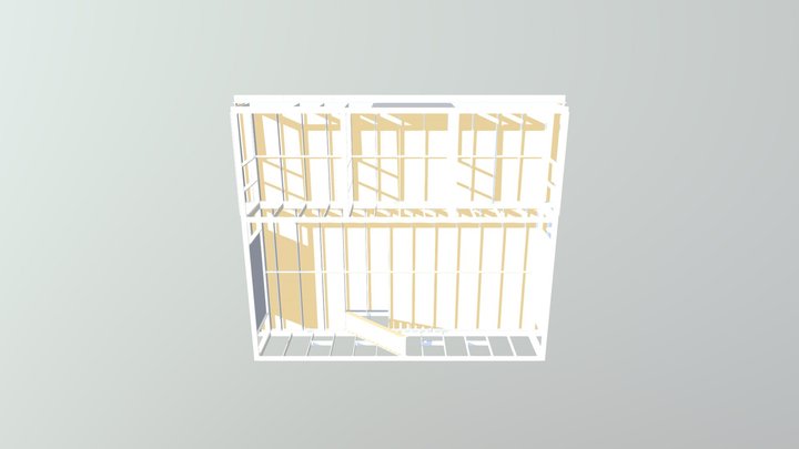 Maison4 0 Structure Seule 3D Model