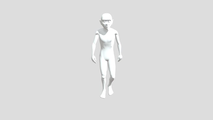 Attempted Rig Character 3D Model