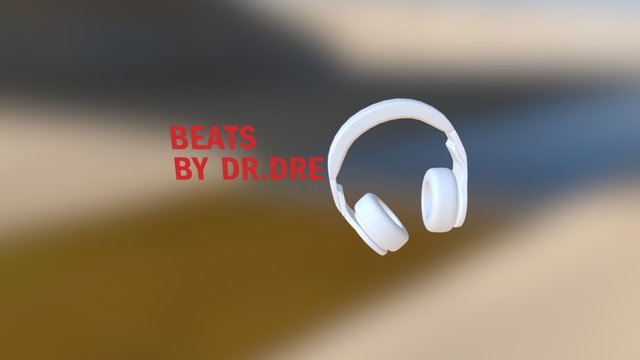 Beats By Dre 3D Model