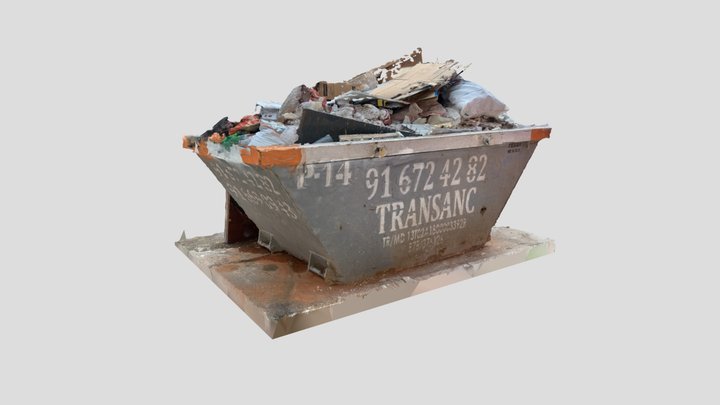 Container.- RealityScan TEST 3D Model