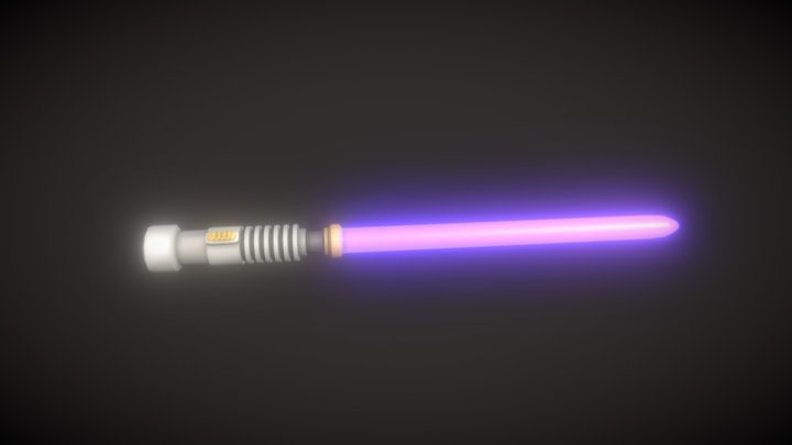 Full/On version of lightsaber 3 3D Model