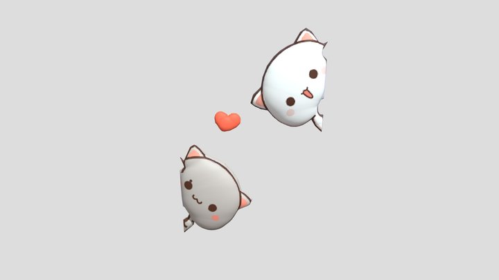 peach dan gema 3D Model