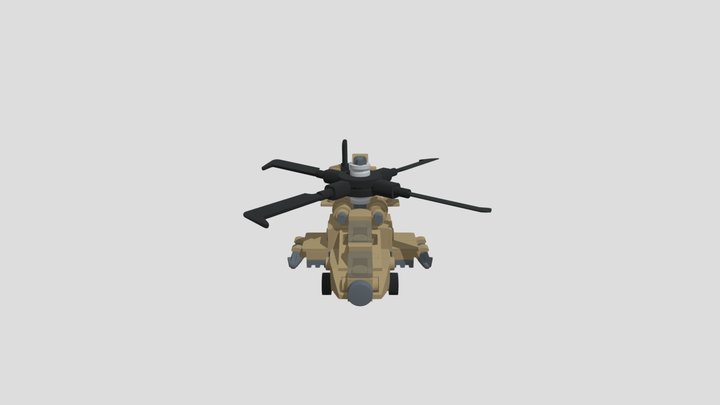 Lego helicopter 3D Model