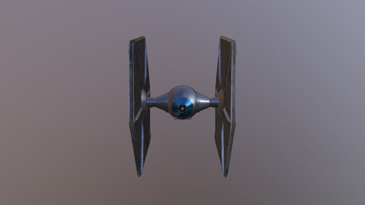 A Really Bad Tie Fighter 3D Model