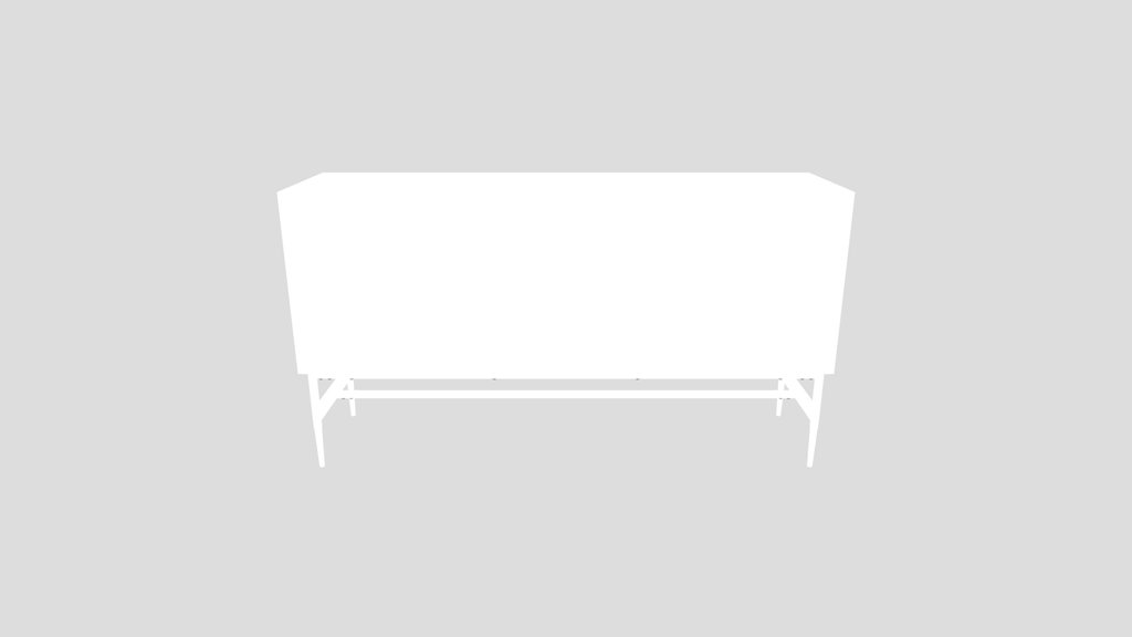 Geometric Walnut Sideboard