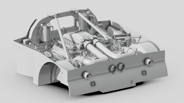 Engine Test F5 #2 3D Model