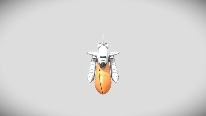 Spaceship Nasa Discovery 3D Model