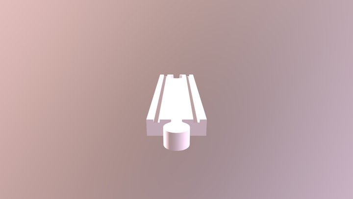 Straight Track 3D Model