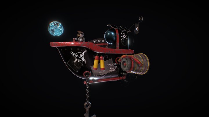 Pirate ship 3D Model