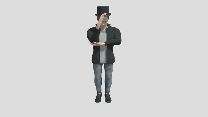 High Rollin, Top Hatter 3D Model