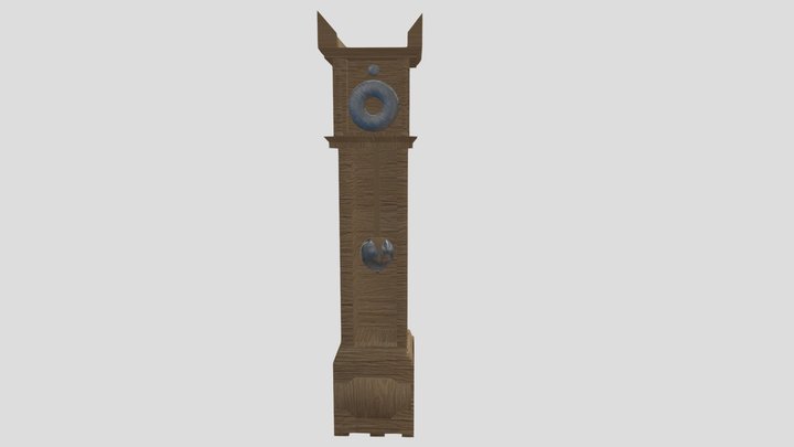 Old dilapidated Clocktower 3D Model
