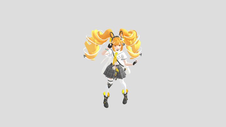 安琪拉-时之奇旅 3D Model