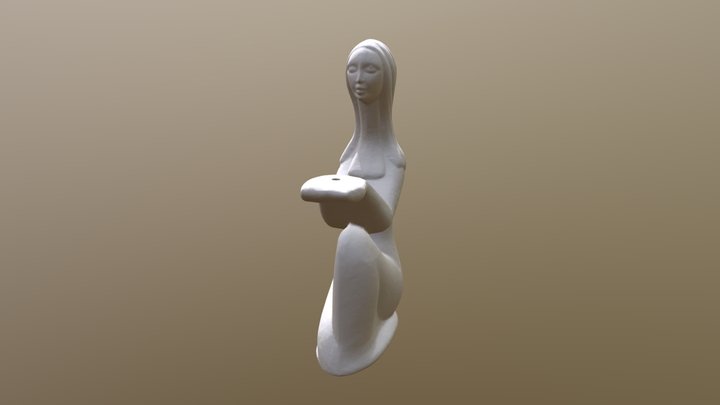 Статуэтка из бронзы 01 3D Model