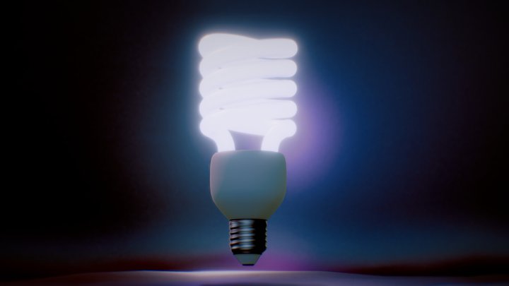 Simple Bulb Model 3D Model