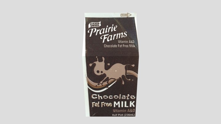 325 Ema Westerfeld Milk Carton FBX 3D Model