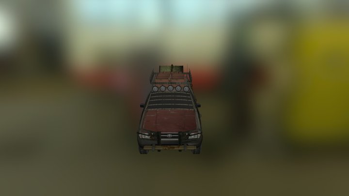 Zombie Survival Truck 3D Model