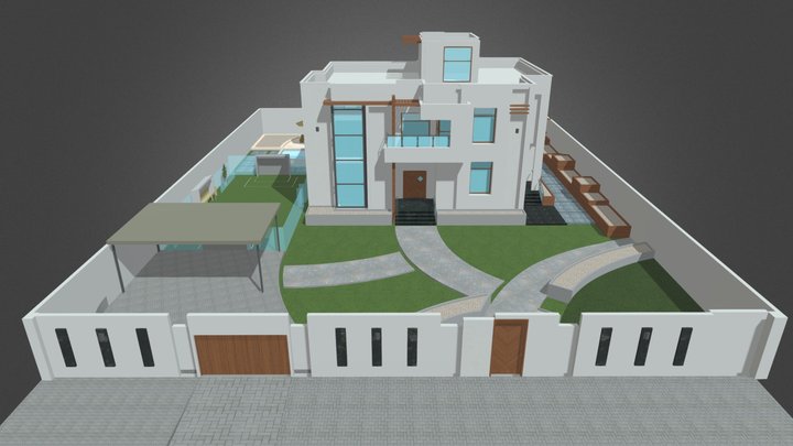 Casa de lujo 3D Model