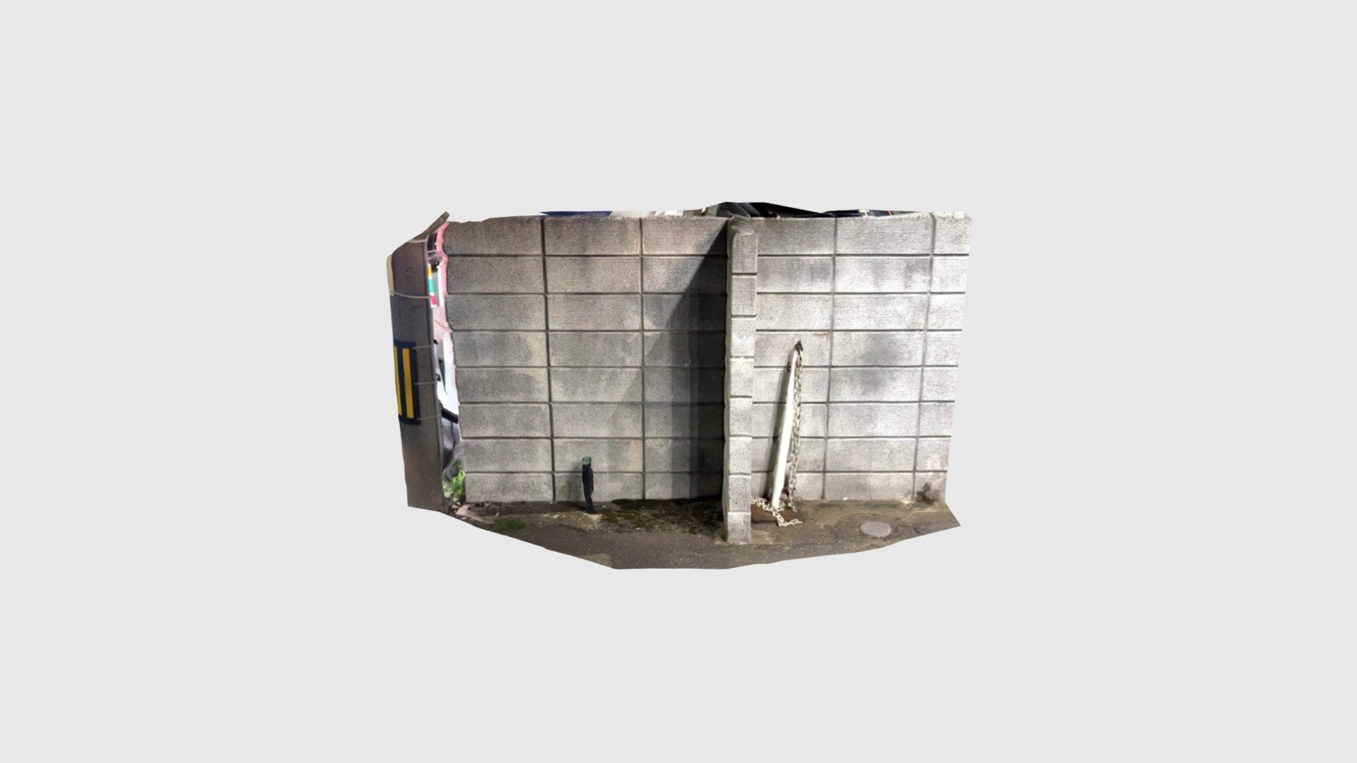 Block wall - 3D model by kkchtksh [9bf5768] - Sketchfab