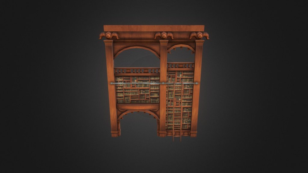 Library [CARNIVAL DISNEY] - 3D model by AlexD (@ademnichenko) [9bf64ea ...