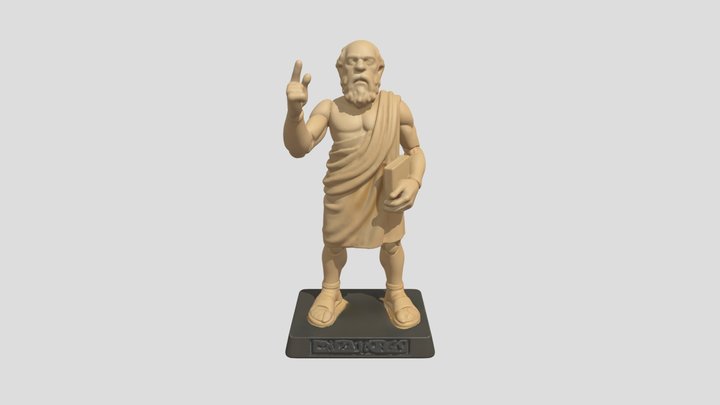 Sócrates, el eterno cuestionador 🧠 3D Model