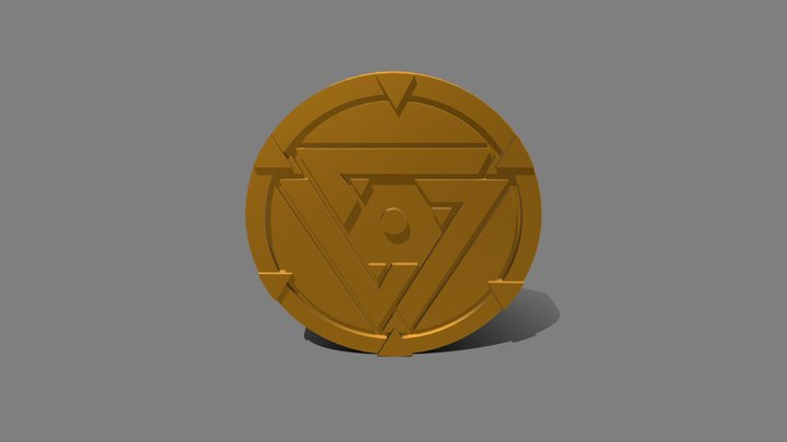 Degenesis Gold Coin One 3D Model