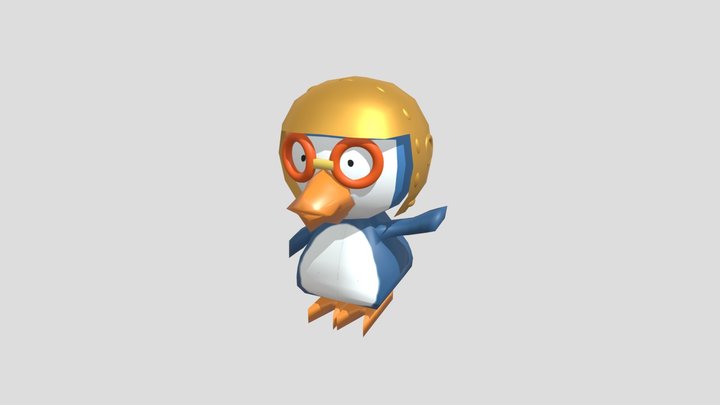 Pororo the little penguin 3D Model