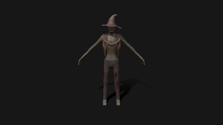 Necromancer Model (Not Posed) 3D Model