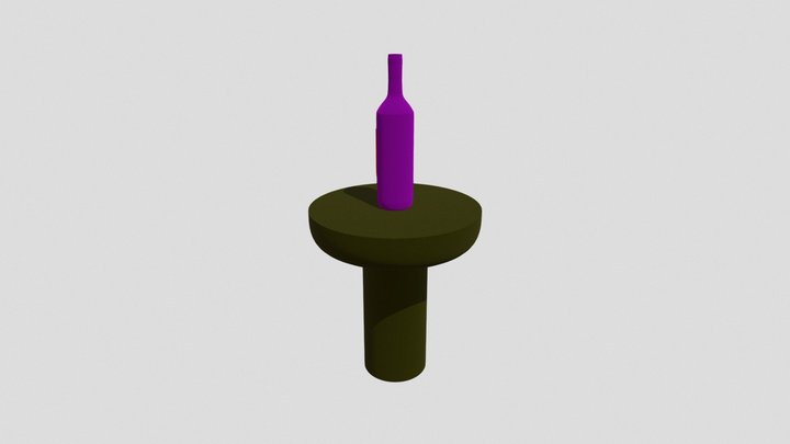 Actividad A3_ Modelado de botella 3D Model