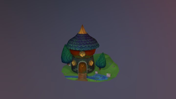 The Wizard's House 3D Model