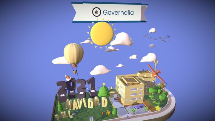 Governalia: Feliz Navidad 2021 3D Model
