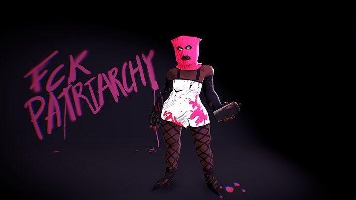 P Riot 3D Model