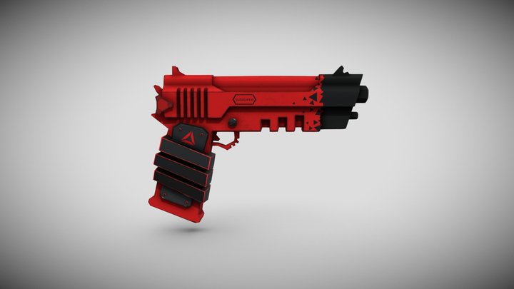 -Pistola Low (Crimson Project)- 3D Model