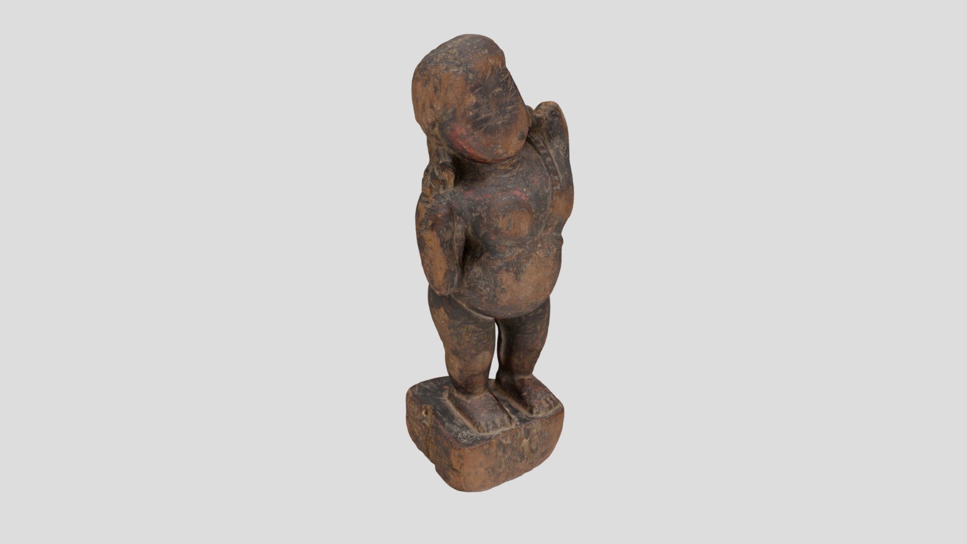 Nepalese wooden figure