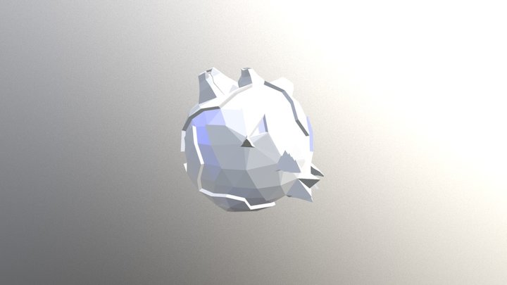 Low Poly Planet 3D Model