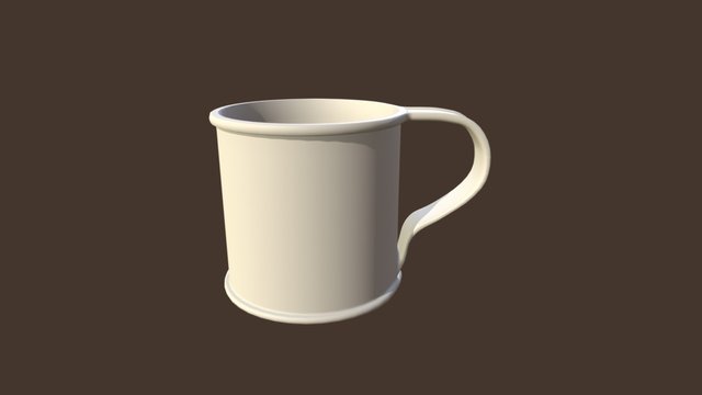 Wild West Mug 3D Model